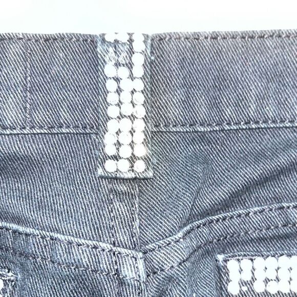 Vintage LAWMAN Western Womens Embellished Black Jeans Rhinestone Size 9 Slim Fit - Picture 11 of 16
